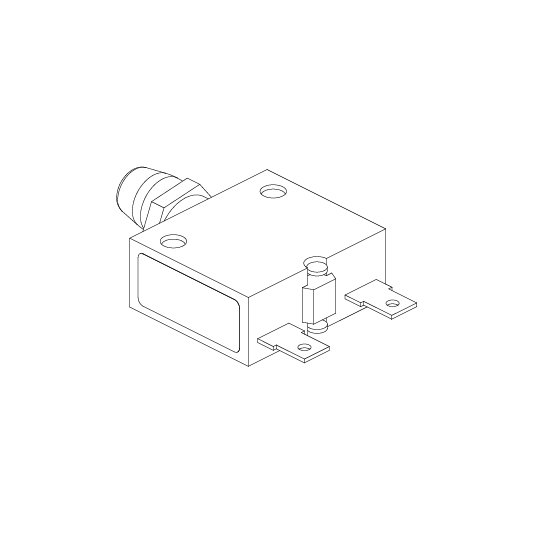 Pride Mobility 40 Amp Circuit Breaker, Straight Ring Terminals part number ELECBRK1029, parts drawing