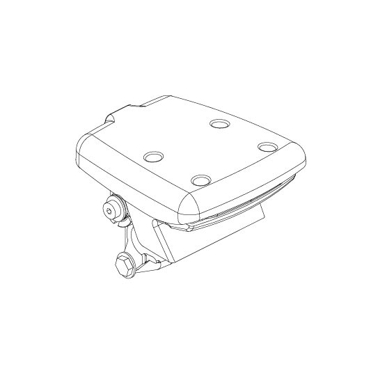 Pride Mobility Lock-Up Release Handle Assembly part number FRMASMB11066, parts drawing