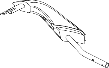 Pride Mobility Front Bumper Assembly, Right part number FRMASMB11401, parts drawing