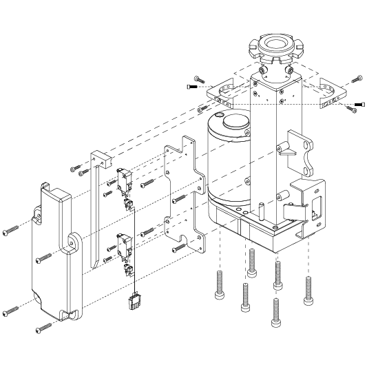 Pride Mobility Power Seat Actuator Assembly part number FRMASMB13780, parts drawing