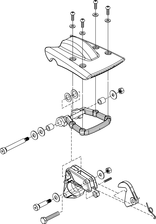 Pride Mobility Lockup Frame Assembly part number FRMASMB9231, parts drawing