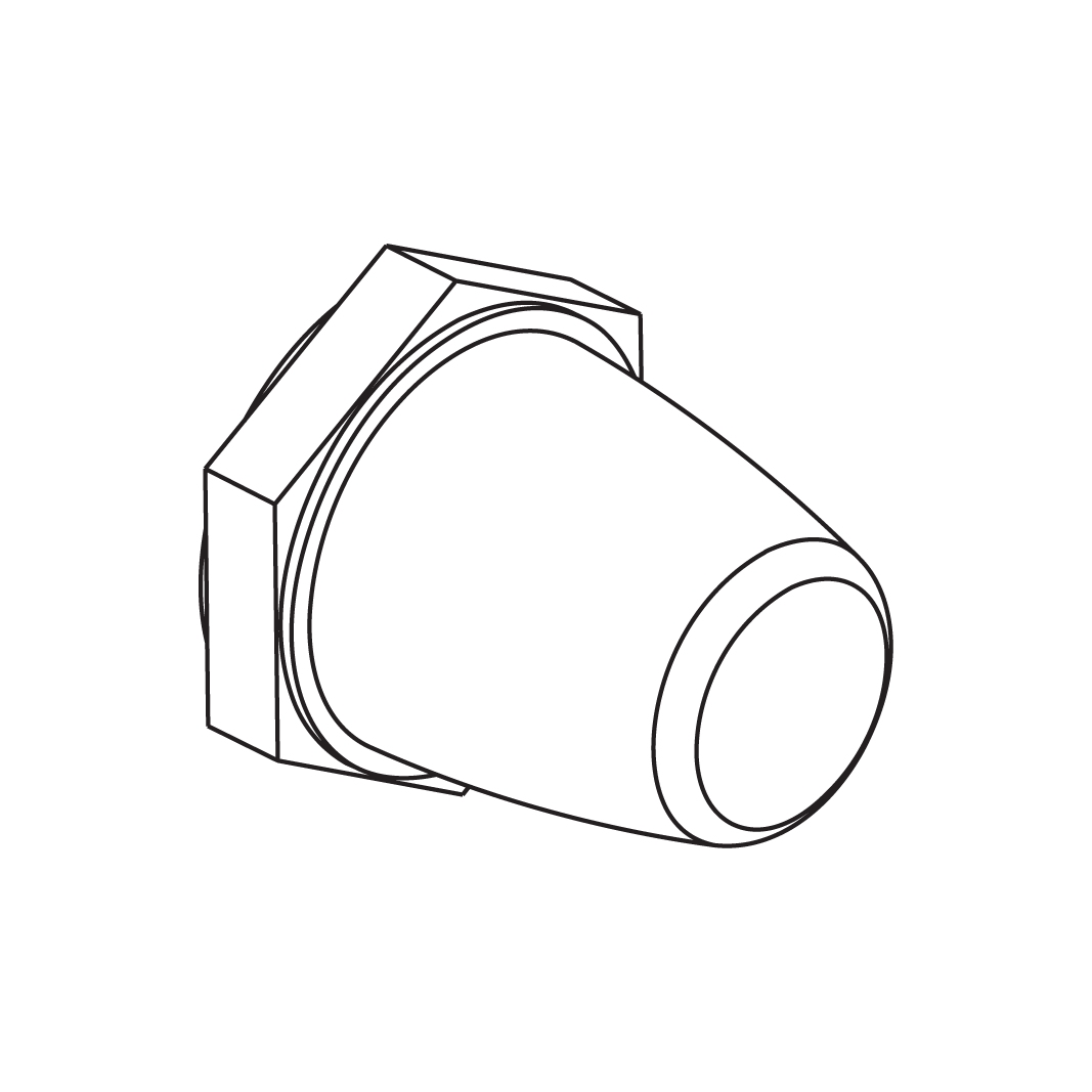 Pride Mobility Circuit Breaker Weather Cap with M11-1.0 Nut part number INDPART2420, parts drawing