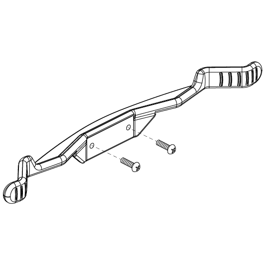 Pride Mobility CTS Throttle Control Lever Assembly part number MEC136347, parts drawing
