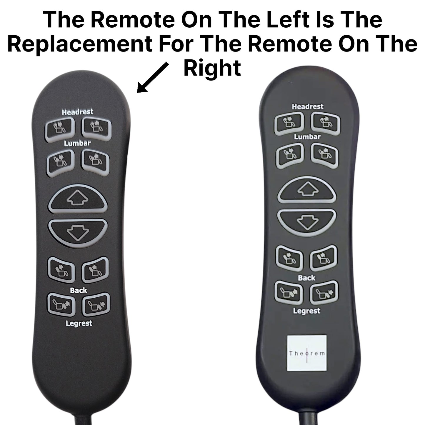 Theorem HSW310-BB-PT Remote Hand Control 10-Button, 5-Pin, USB Replacement