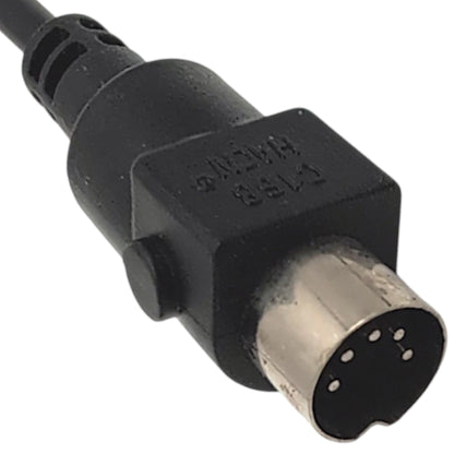 Bottom/Front view of the 5-Pin connector. All 5 pins are visible
