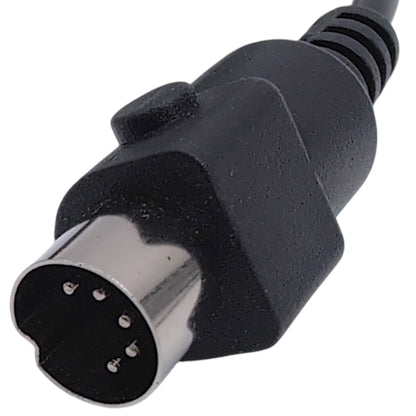 front/bottom of the 5-pin connector. All 5 pins in clear view