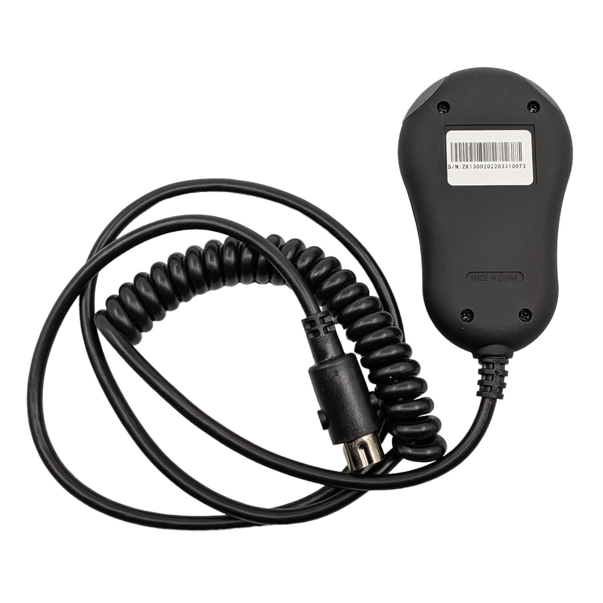 back of remote with cable