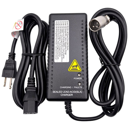 UPG 24V 2.0A Scooter/Wheelchair Battery Charger with 3-Pin XLR Connector 24BC2000T-4 / 71696 / S31055