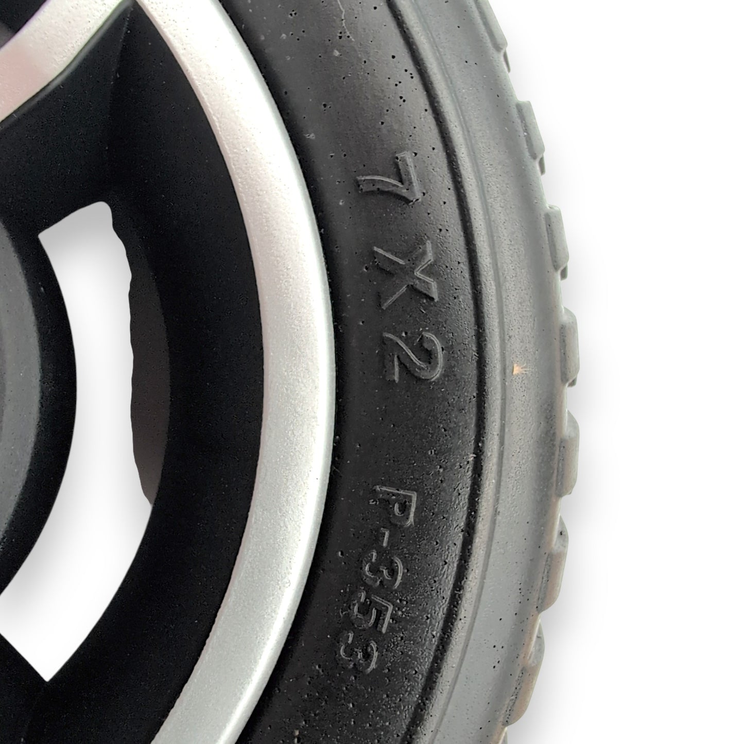 Pride 7" x 2"" Front Wheel Assembly - WHL1806959 - Jazzy Zero Turn 8 4-Wheel (Jazzy Zero Turn)