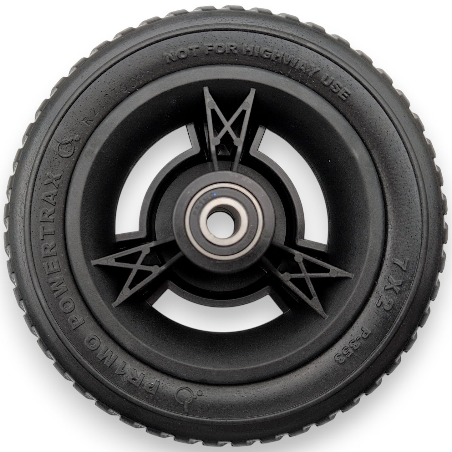 Pride 7" x 2"" Front Wheel Assembly - WHL1806959 - Jazzy Zero Turn 8 4-Wheel (Jazzy Zero Turn)