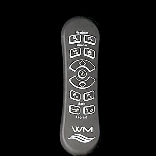 Windermere 11-button remote hand control wand with headrest, lumbar, back, and legrest settings