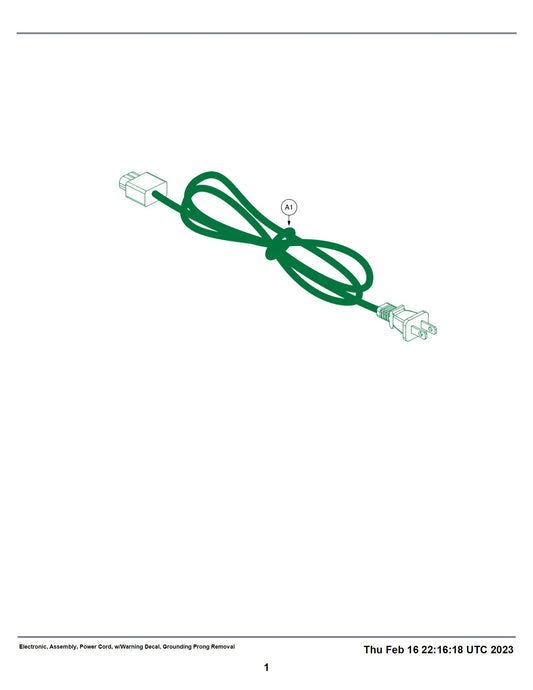 Power Cord - ELEASMB6530