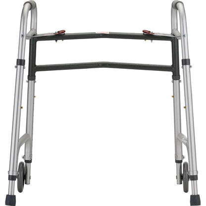 Standard Heavy Duty Folding Walker With 5" Wheels 4095DW5