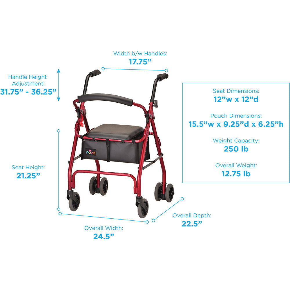 Nova Medical - Cruiser Classic Rollator 4200CRD