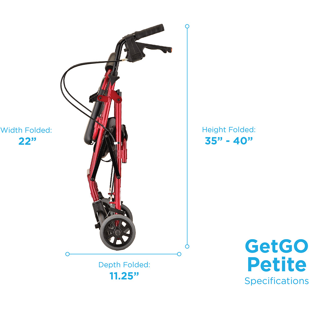 Nova Medical - GetGO Petite Narrow Rollator 4208C