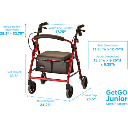 Nova GetGO Junior Rollator 4209C