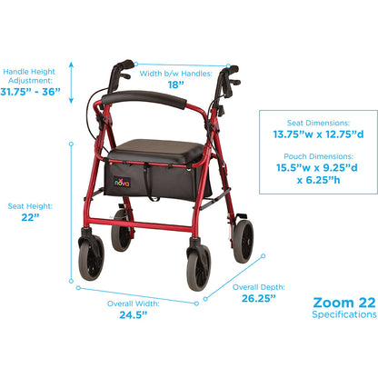 Nova Zoom 22 Rollator 4222