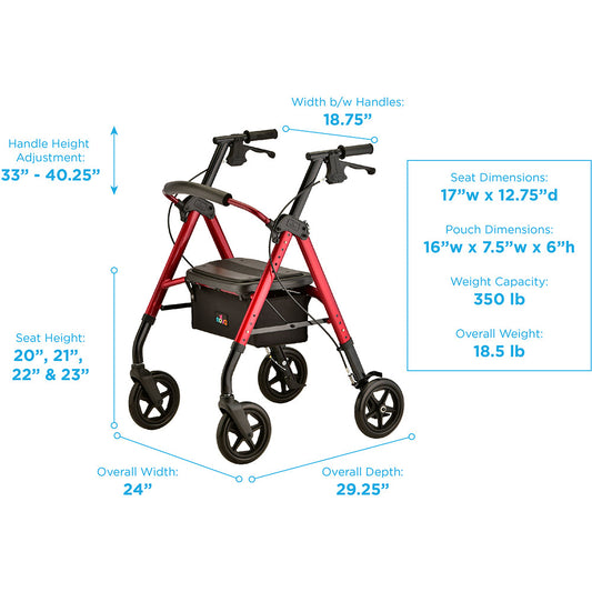 Nova Medical - Star 8 DX Rollator 4262