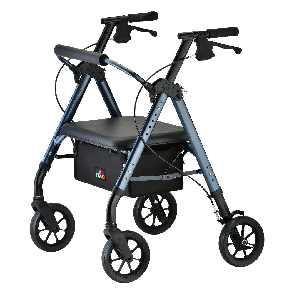 Nova Star Standard Heavy Duty Rollator, 450 lbs. Weight Capacity 4289