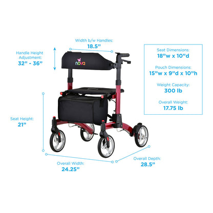 Nova Medical - Monarch Rollator 4329