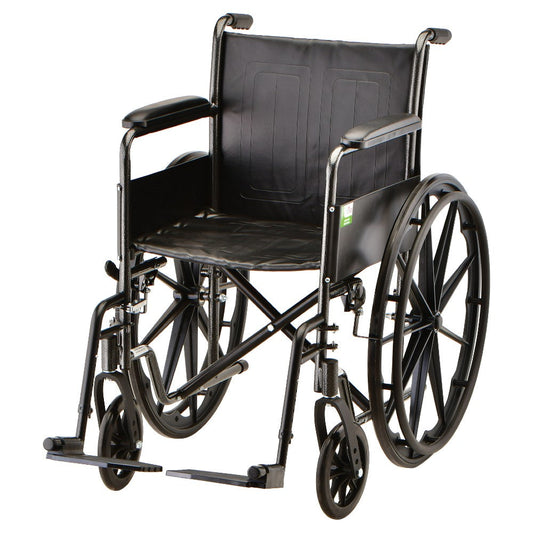 Hammertone Wheelchair - 16" With Fixed Arm & Swing Away Footrest 5060S
