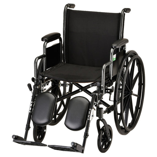 Hammertone Wheelchair - 16" With Detachable Arms & Elevating Legrest 5160SE