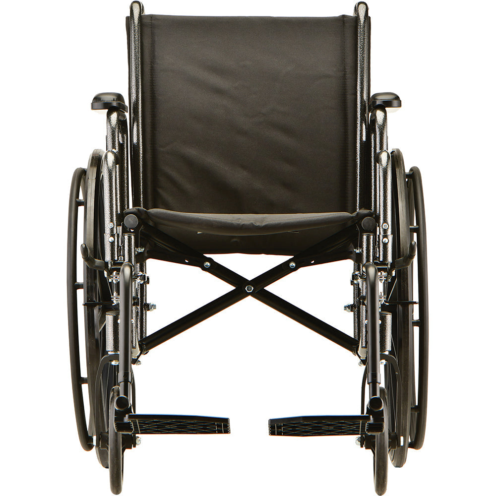 Hammertone Wheelchair - 16" With Detachable Arms & Swing Away Footrest 5160S