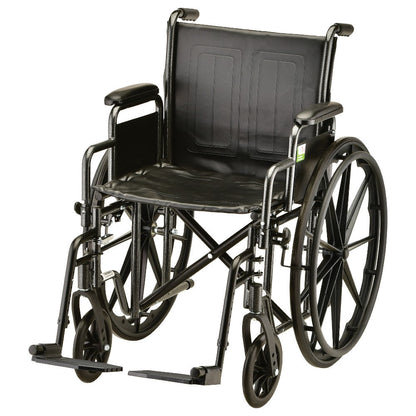 Hammertone Wheelchair - 20" With Detachable Desk Arms & Swing Away Footrest 5285S