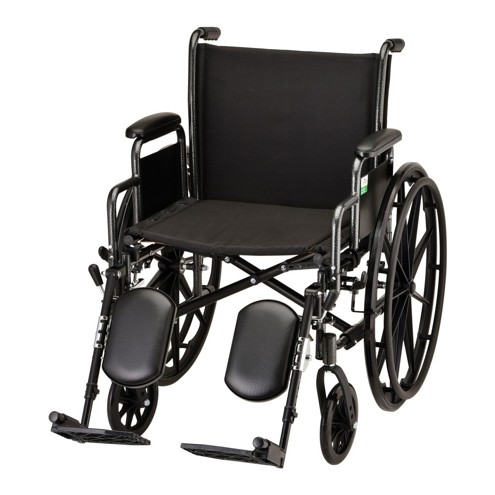 Hammertone Wheelchair - 20" With Detachable Arms & Elevating Legrest 5200SE
