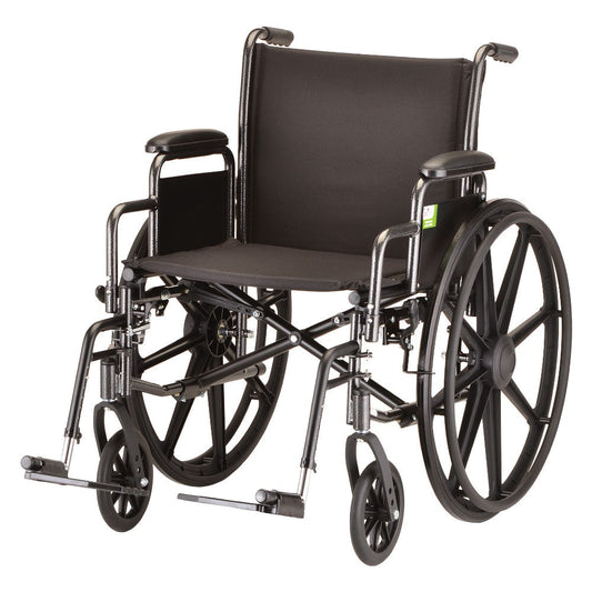 Hammertone Wheelchair - 20" With Detachable Arms & Swing Away Footrest 5200S