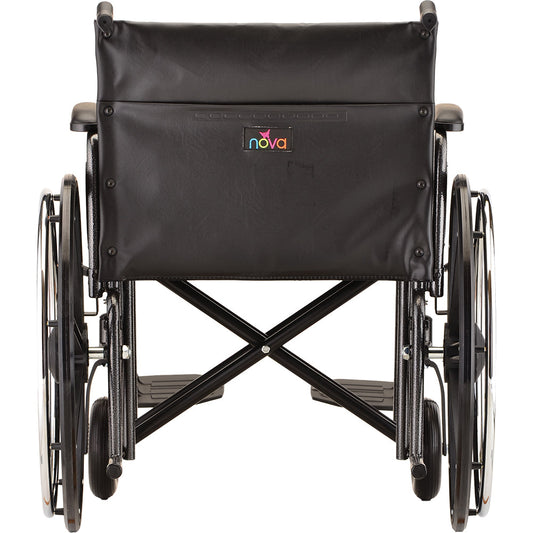 Nova Medical - Hammertone Wheelchair - 22" Detachable Arms & Swing Away Footrest 5220S