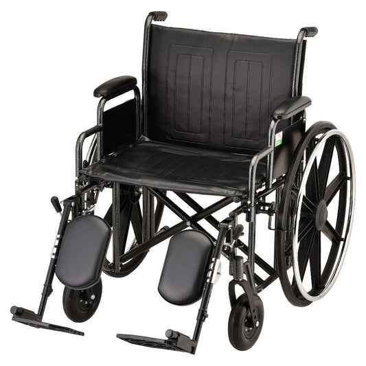 Hammertone Wheelchair - 22" With Detachable Arms & Elevating Legrest 5220SE