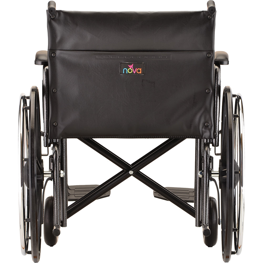 Hammertone Wheelchair - 24" With Detachable Arms & Swing Away Footrest 5240S