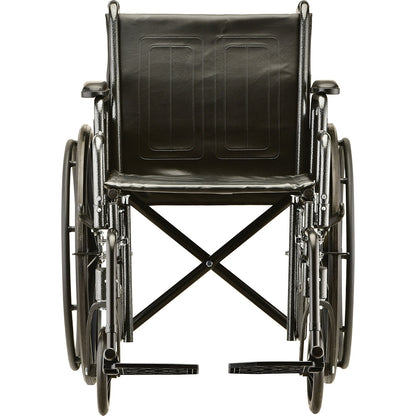 Nova Medical - Hammertone Wheelchair - 20" With Detachable Desk Arms & Swing Away Footrest 5285S