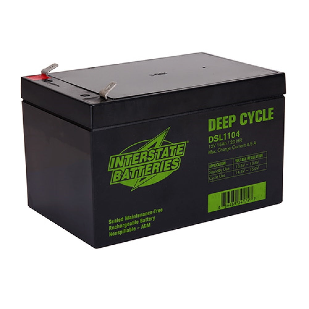 Interstate Battery - DSL1104 - 12 volt 15 amp - Deep Cycle