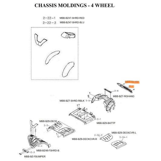 Rear Bumper - MBB-BZ-RB