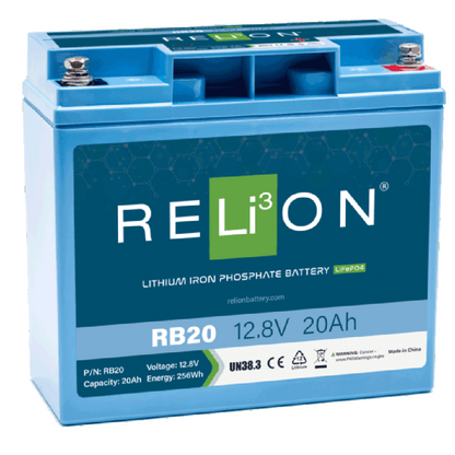 Relion Battery - RB20 - 12V 20Ah LiFePO4