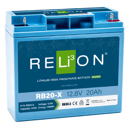 Relion Battery - RB20-X - 12V 20Ah LiFePO4