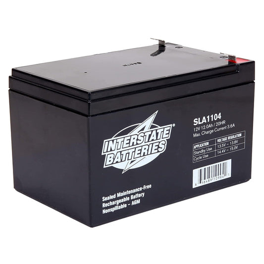 Interstate Battery - SLA1104 - 12 volt 12 amp - OEM Equivalent