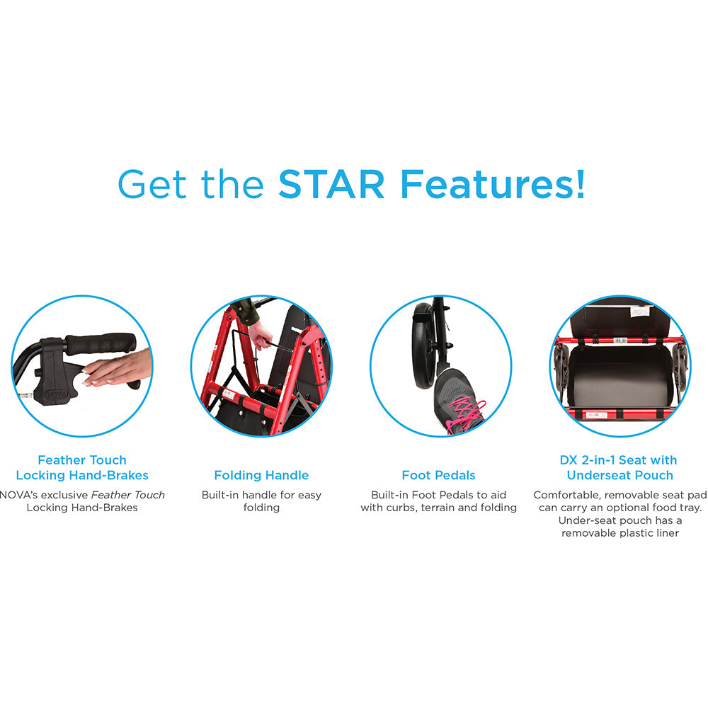 Nova Star 8 DX Rollator 4262