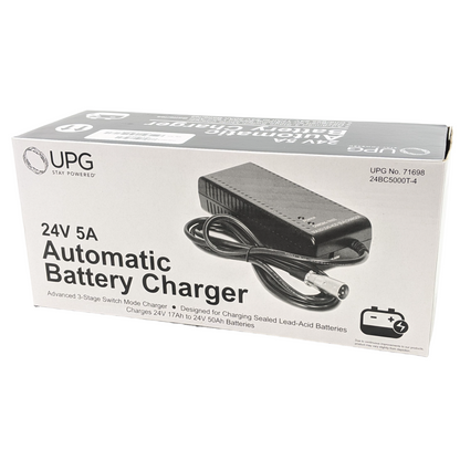 UPG - Charger 24 volt 5 amp - 24BC5000T-4 - 71698 - ELE1803474