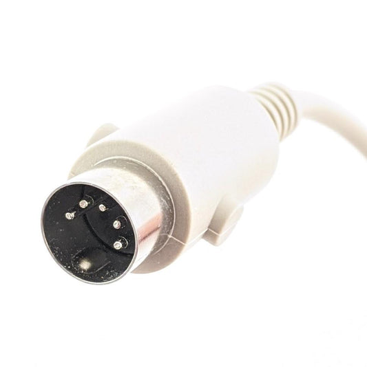 Beige Straight 5-Pin Connector