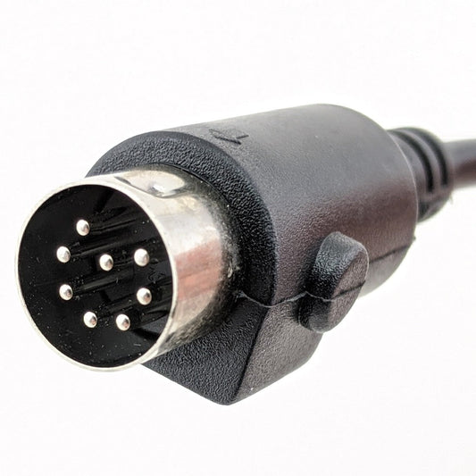 front/Top view of the 8-Pin Male Connector. All 8 pins are visible