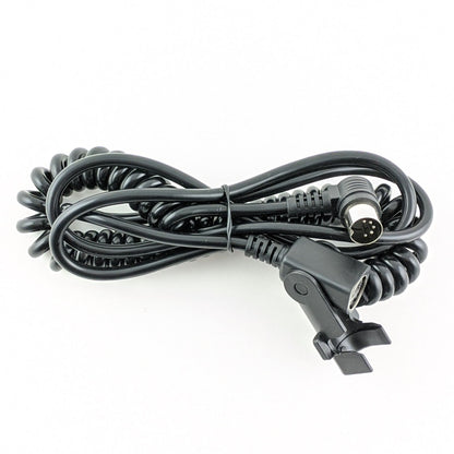 a coiled extension cable (ZKAD-EXT-1) for golden technologies remote hand controls with a 5-pin connector