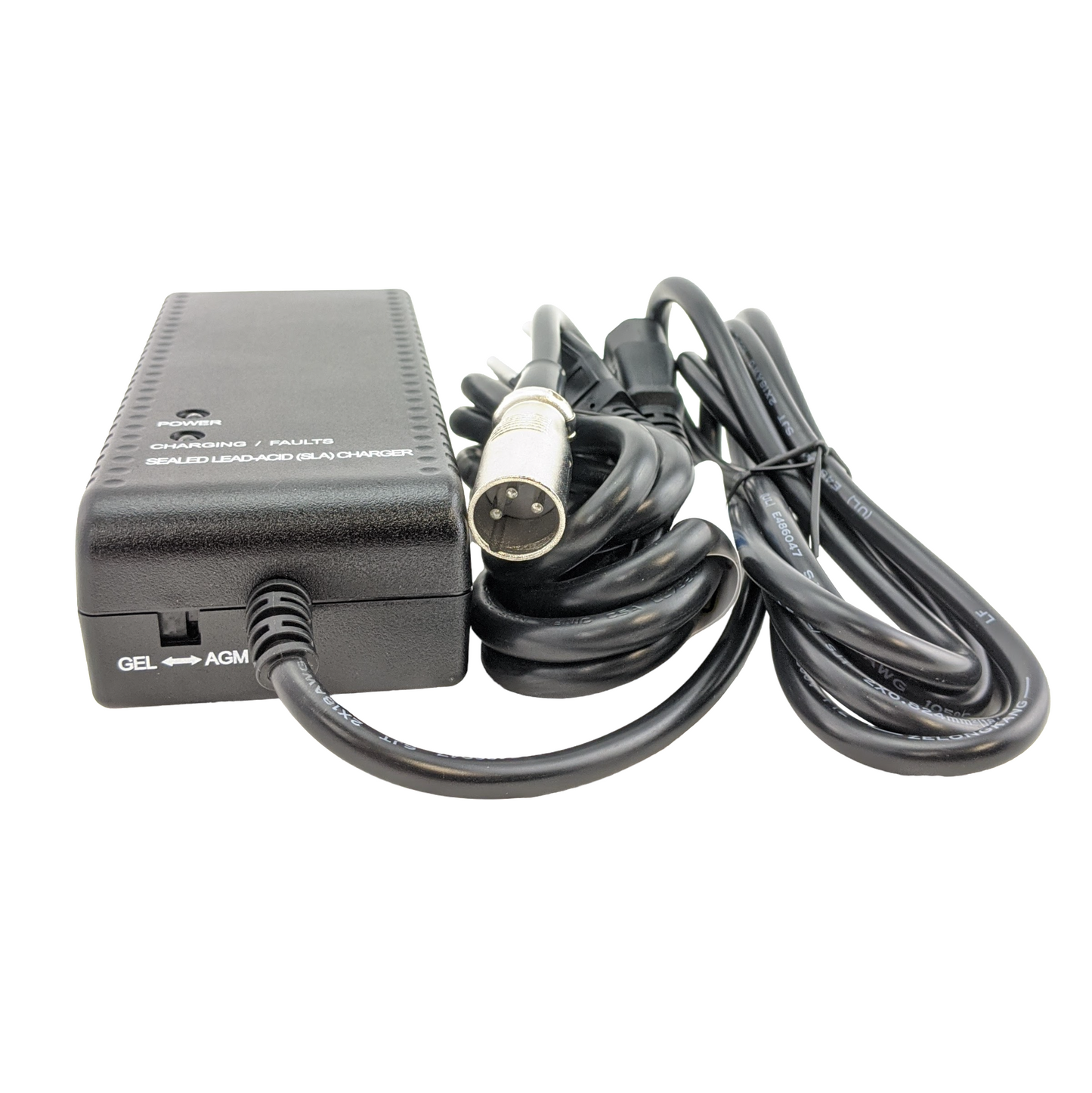 front view 2 with 3-pin xlr and AGM / GEL switch