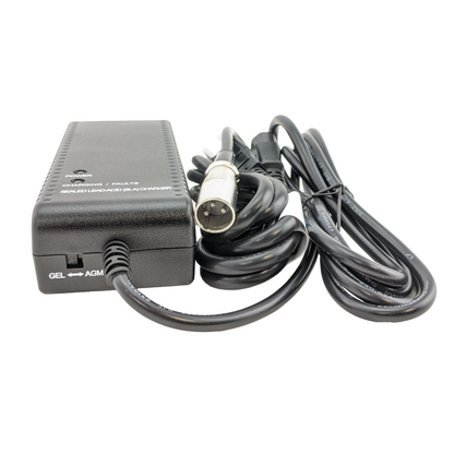 front view 2 with 3-pin xlr and AGM / GEL switch