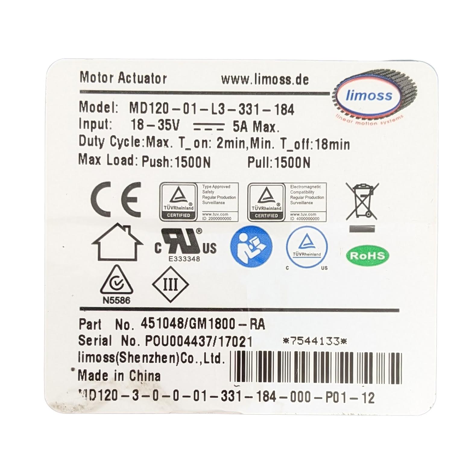 closeup of product label